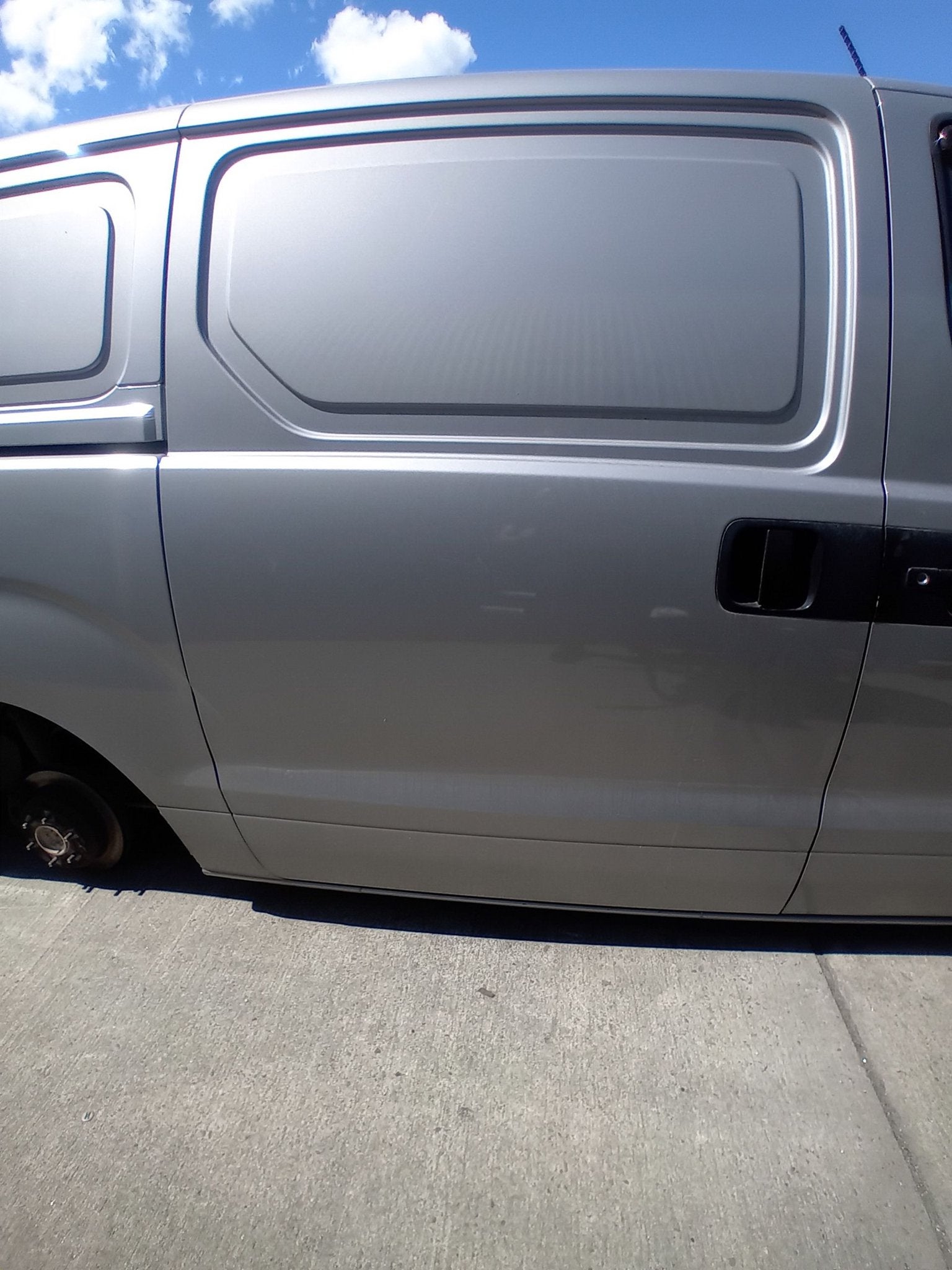 Rechter schuifdeur Hyundai H 300 bj.2010, Ophalen, Gebruikt, -, Deur