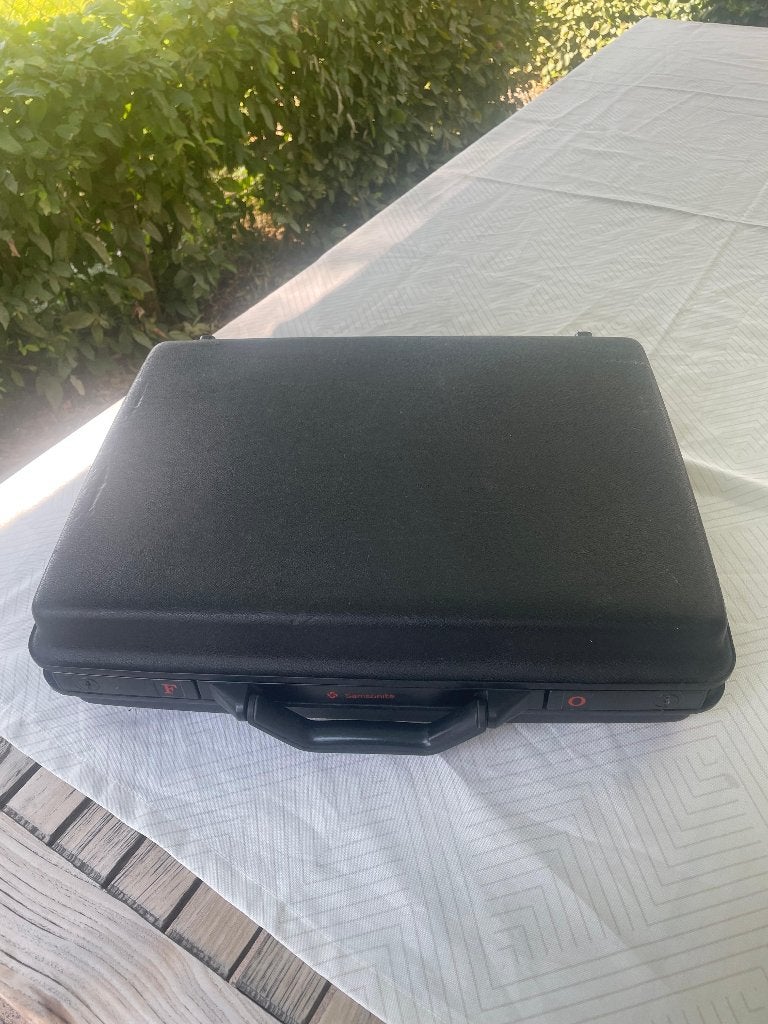 Samsonite documentenkoffer vintage, Made in France, Gebruikt, Hard kunststof, Minder dan 50 cm, Ophalen of Verzenden