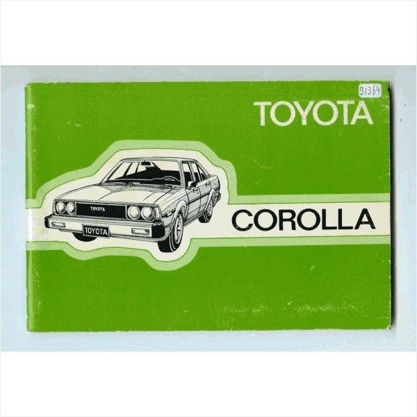 Toyota Corolla Instructieboekje 1980 #4 Nederlands, Ophalen of Verzenden