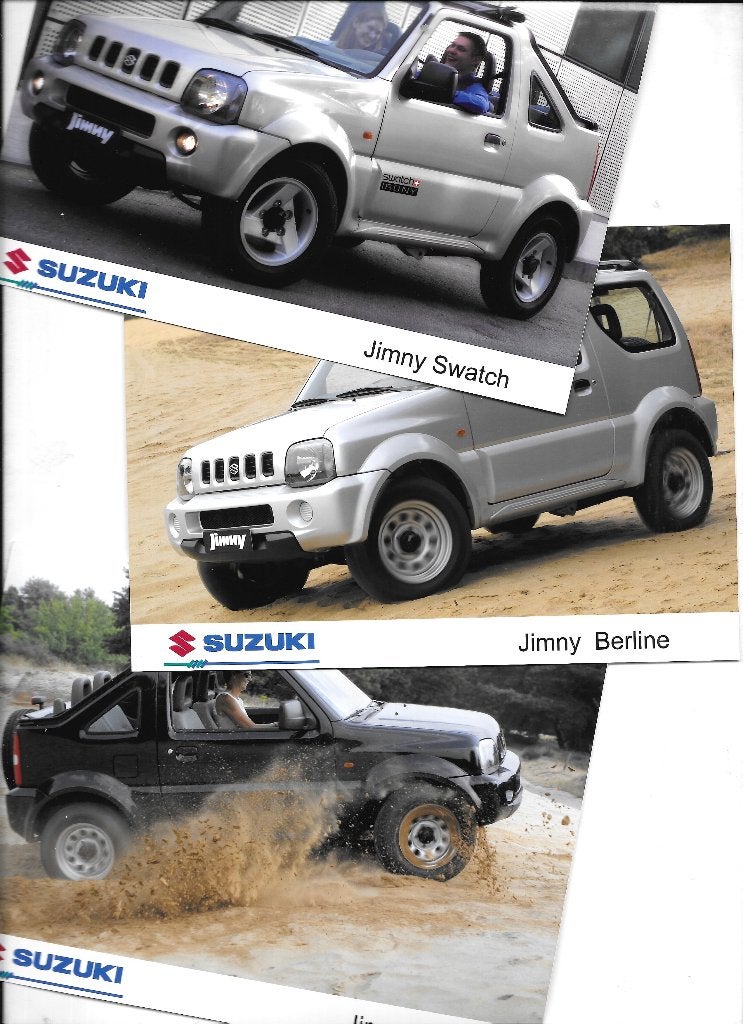 SUZUKI JIMNY,  persfoto's 2000, Boeken, Ophalen of Verzenden, Zo goed als nieuw, Overige merken