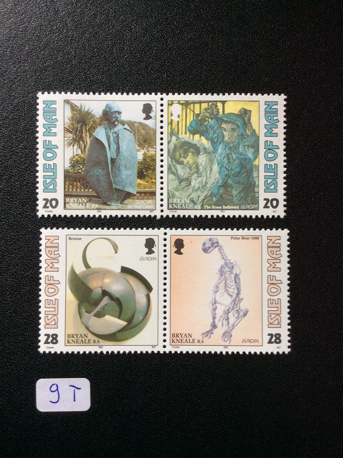 Isle of Man postzegeld 1993 pfr Mi 546/49, Ophalen of Verzenden, Postfris