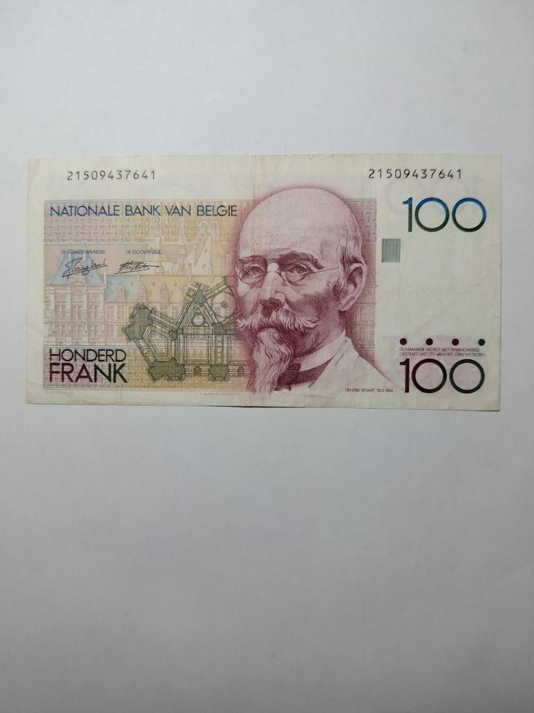 België 100 francs 1978-81, Ophalen of Verzenden