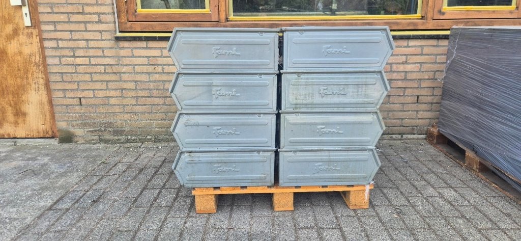Magazijnbakken opbergbakken metaal 18 stuks koopje, Ophalen, Zo goed als nieuw, Minder dan 40 cm, Minder dan 35 cm