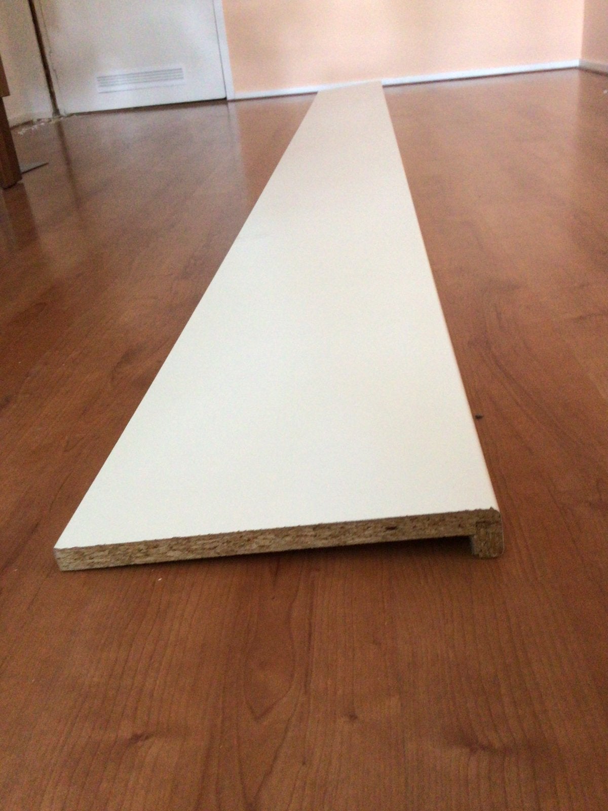 Vensterbank Witte plank, spaanplaat, 334x29cm lang, Ophalen, Minder dan 25 mm, Zo goed als nieuw, Plank