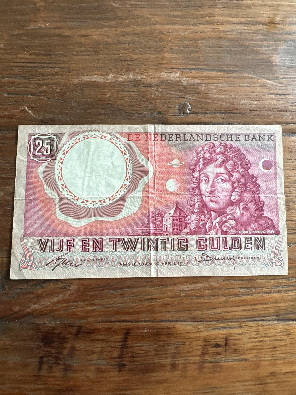 Zeldzaam 25 Gulden biljet uit 1955 - De Nederlandse Bank, Ophalen of Verzenden, 25 gulden, Los biljet