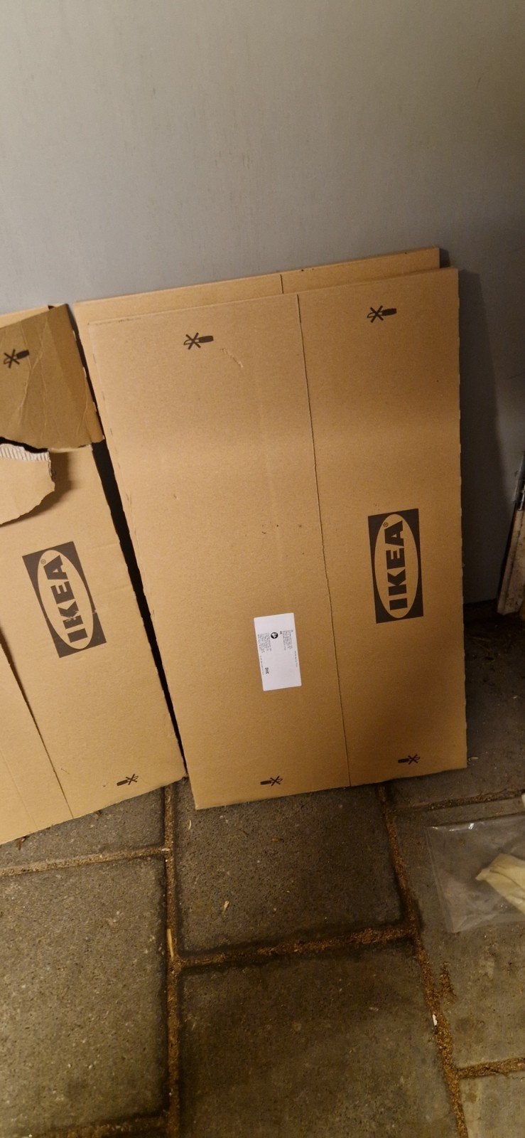 ikea kastplanken zwart bruin, Ophalen, Minder dan 40 cm, Doos, Minder dan 35 cm