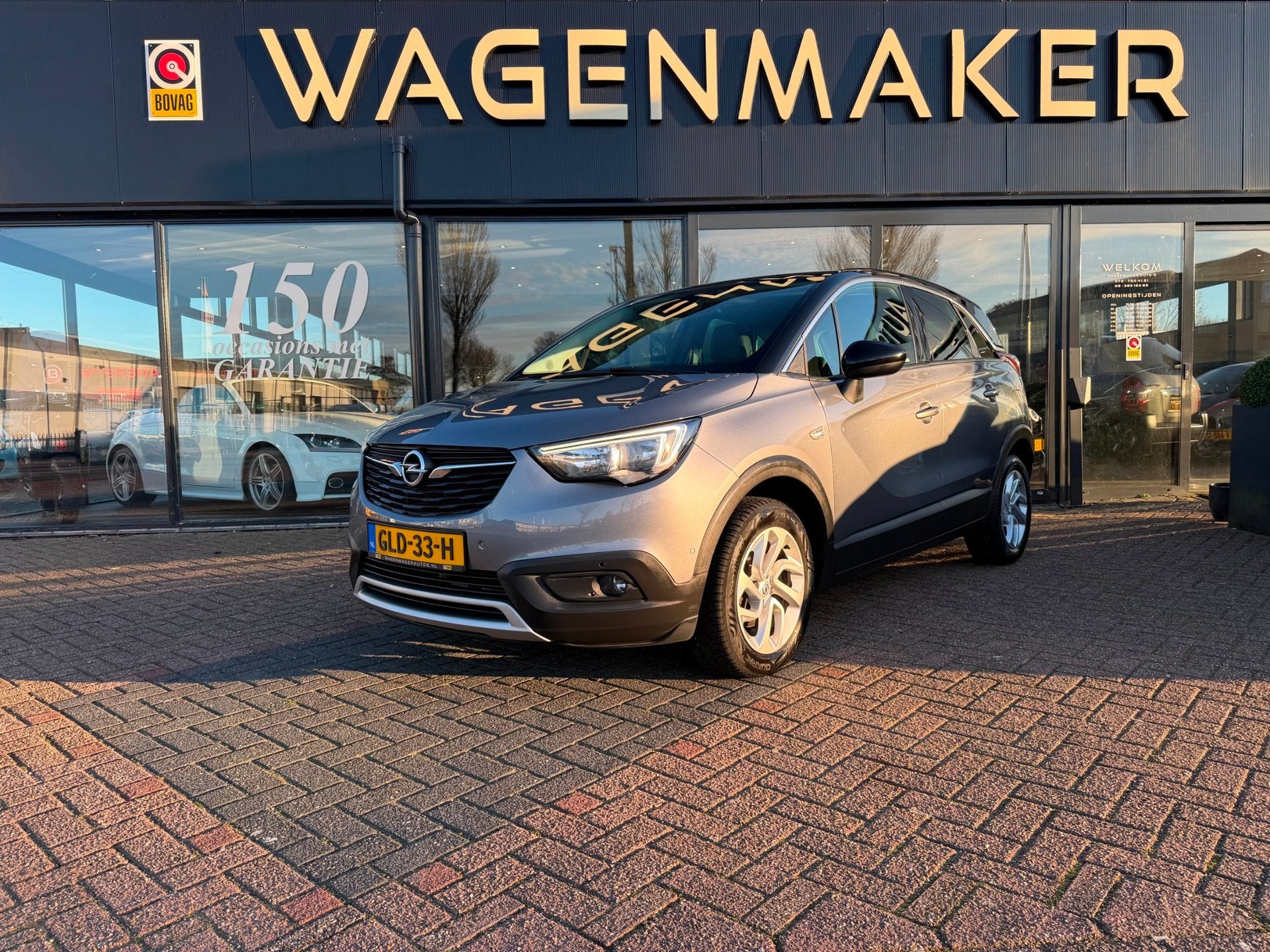 Opel CROSSLAND X 1.2 Turbo Innovation AUT|Clima|Cruis|360CAM, Auto's, 840 kg, Gebruikt, Leder en Stof, Bedrijf