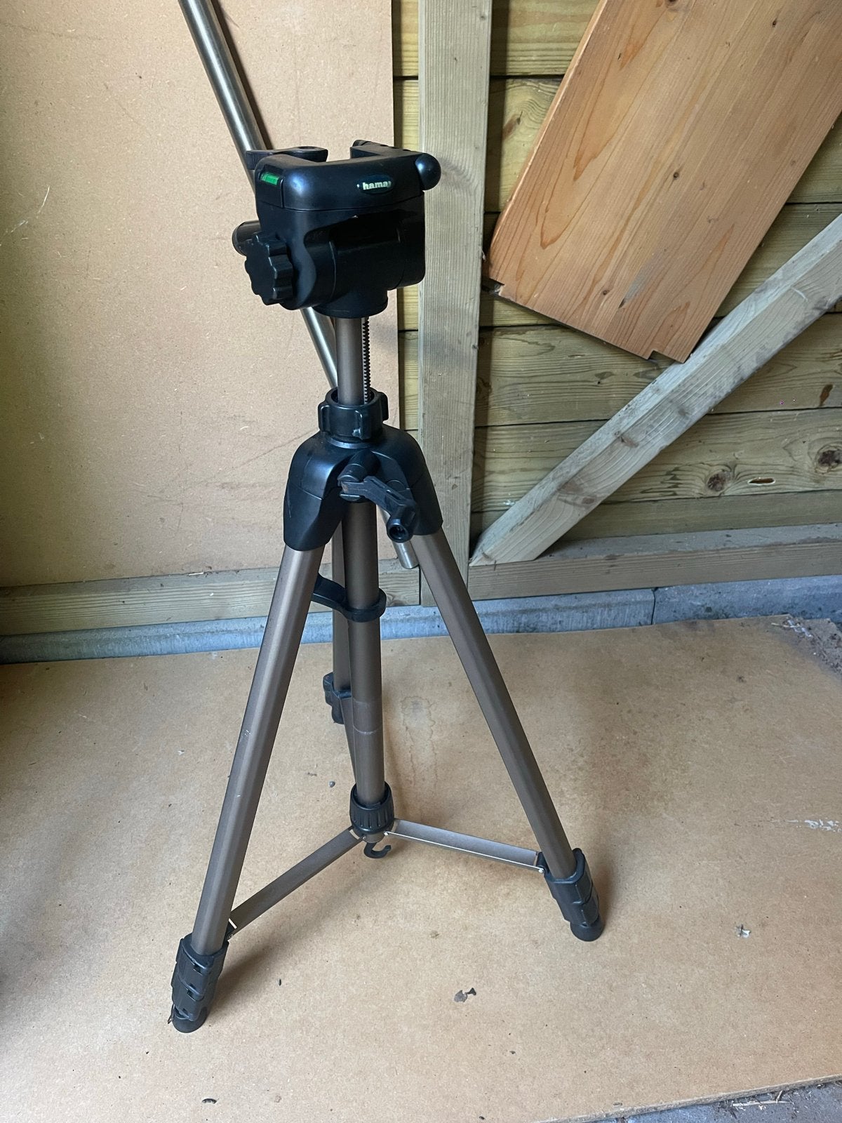 Hama statief, Audio, Tv en Foto, Fotografie | Statieven en Balhoofden, Gebruikt, 125 cm of minder, Hama, Met balhoofd