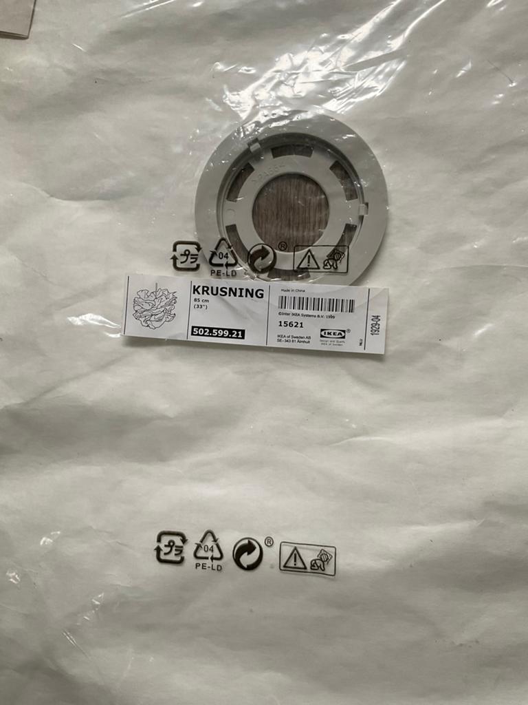 IKEA Krusning lamp, 85 cm - Nog in de verpakking, Ophalen, Nieuw, Kunststof, Minder dan 50 cm