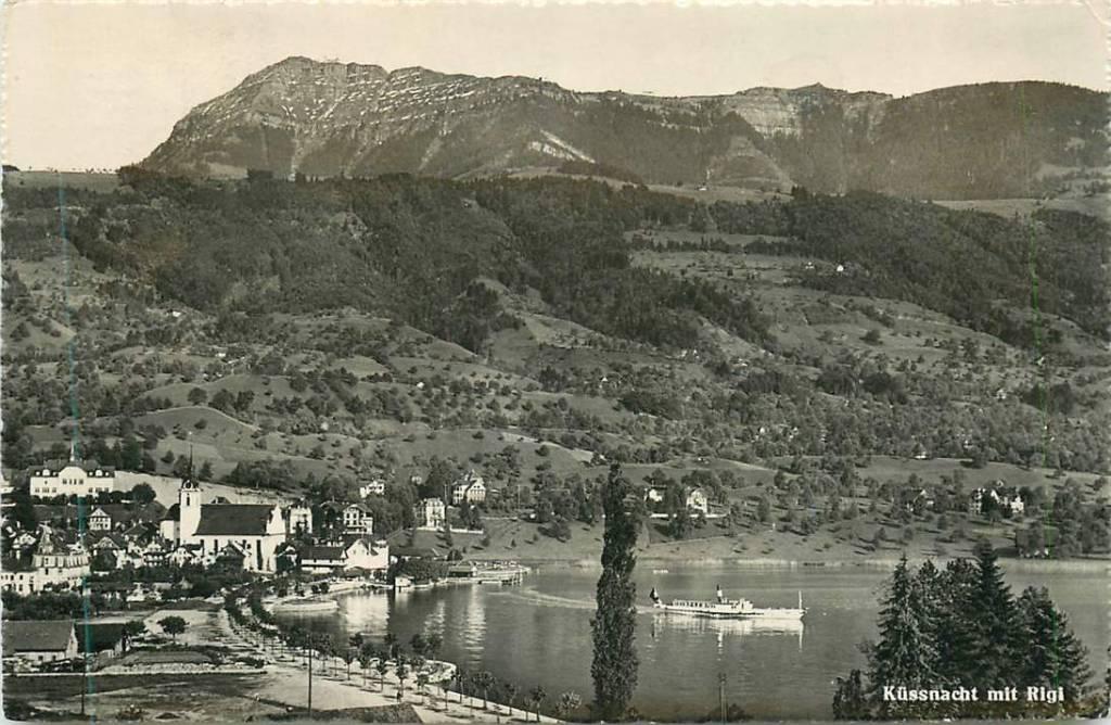 381-226-013 Kussnacht mit Rigi, Verzenden, Voor 1920, Overig Europa