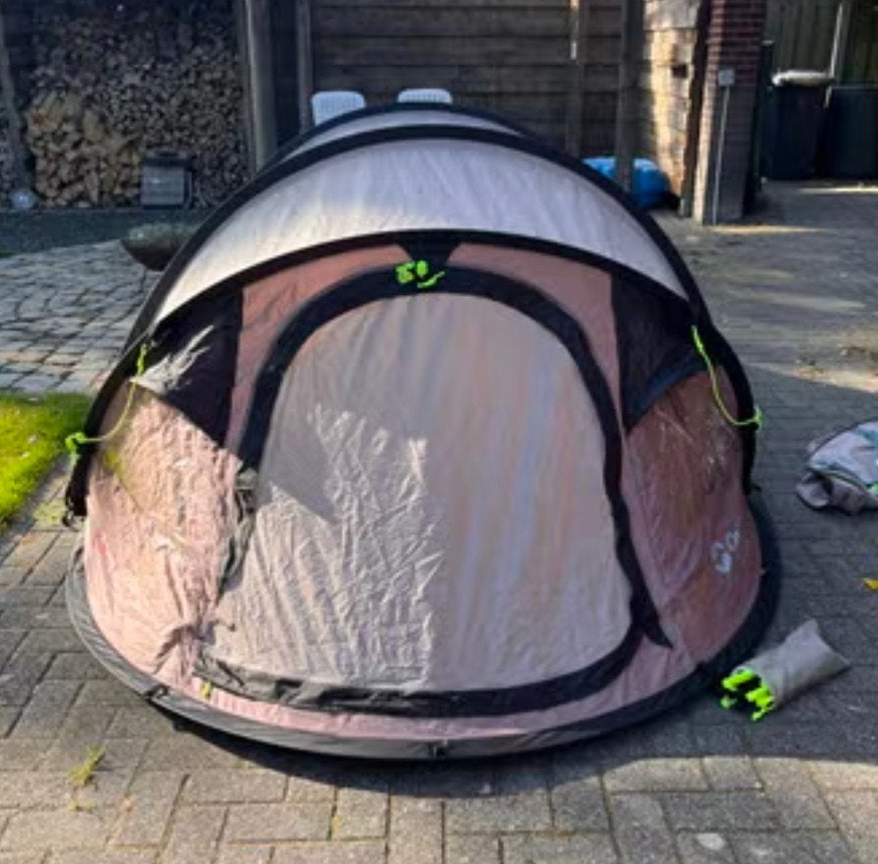 Outwell Fusion Pop Up Tent 2 Personen, Caravans en Kamperen, Tenten, Ophalen, Gebruikt, Tot en met 2