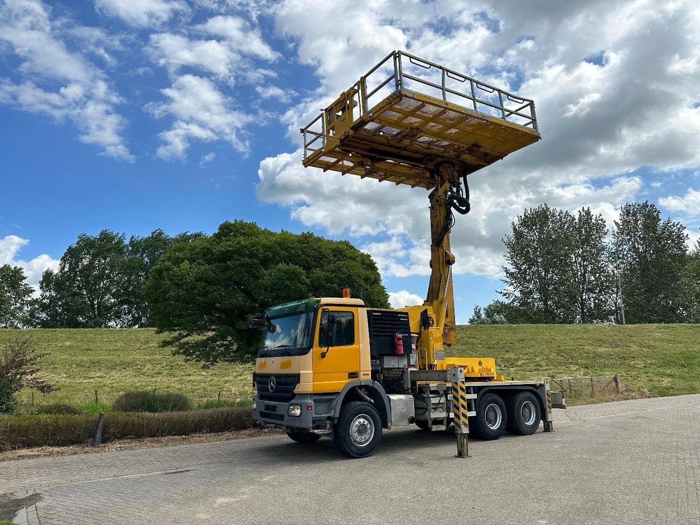 Mercedes-Benz ACTROS 6x4,Full steel,hoogwerker,2010 VH1074-A, Automaat, Achterwielaandrijving, Overige kleuren, Mercedes-Benz