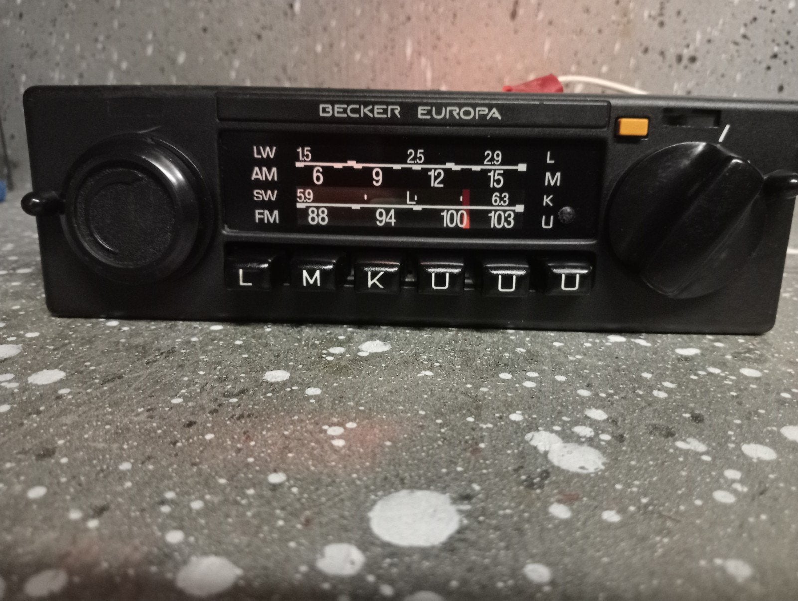 Becker Europa FM Oldtimer Youngtimer, Auto diversen, Ophalen of Verzenden