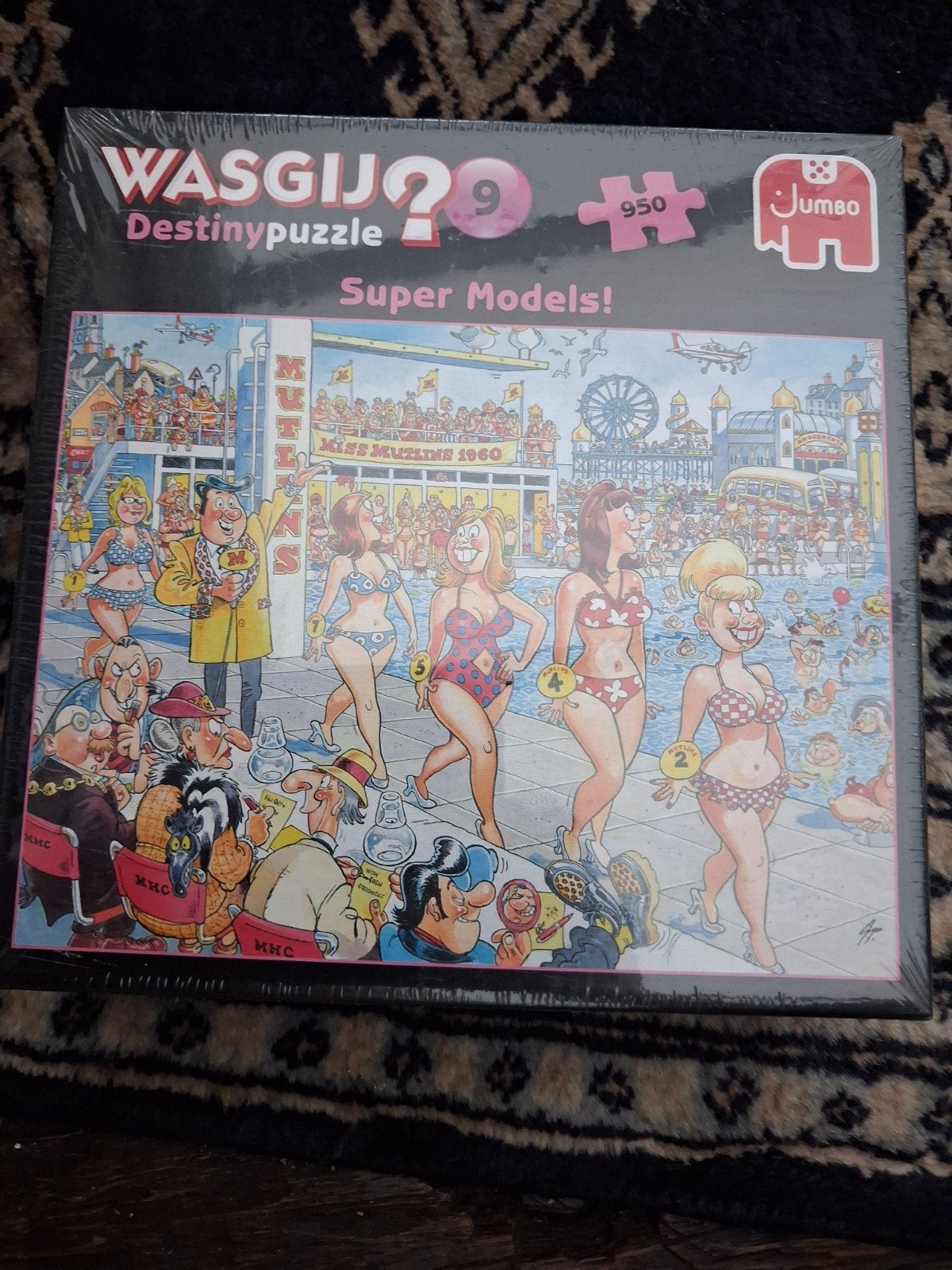 Nieuwe Wasgij Destiny Puzzel 950 stukjes - Super Models!, Ophalen of Verzenden, 500 t/m 1500 stukjes, Nieuw, Legpuzzel