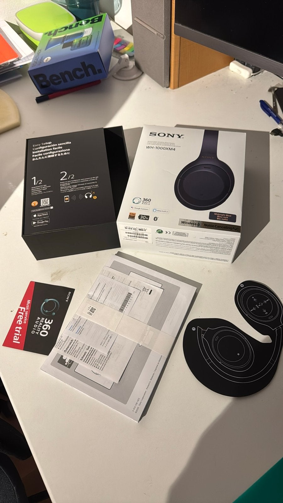 Sony WH-1000XM4 Draadloze Noise-Cancelling Koptelefoon, Ophalen of Verzenden, Zo goed als nieuw, Sony, Draadloos