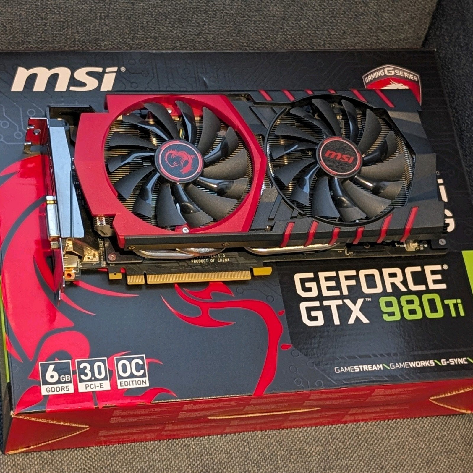 MSI GTX 980 TI Gaming 6G (compleet), Computers en Software, PCI-Express 3, HDMI, Ophalen of Verzenden, Nvidia