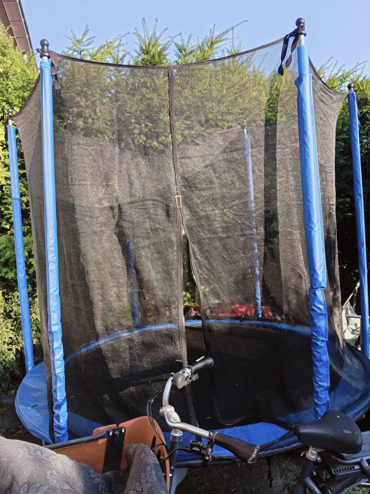 Trampoline met veiligheidsnet, Ophalen, Zo goed als nieuw