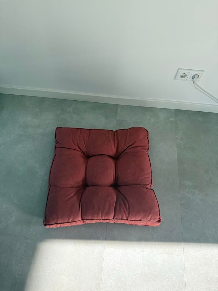 6 lounge kussens 60x60, Tuin en Terras, Tuinmeubel-accessoires, Ophalen of Verzenden, Zo goed als nieuw