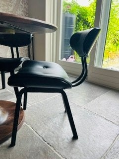 Dutchbone Blackwood eetkamerstoel zwart, Huis en Inrichting, Ophalen, Zwart, Zo goed als nieuw, Vijf, Zes of meer stoelen