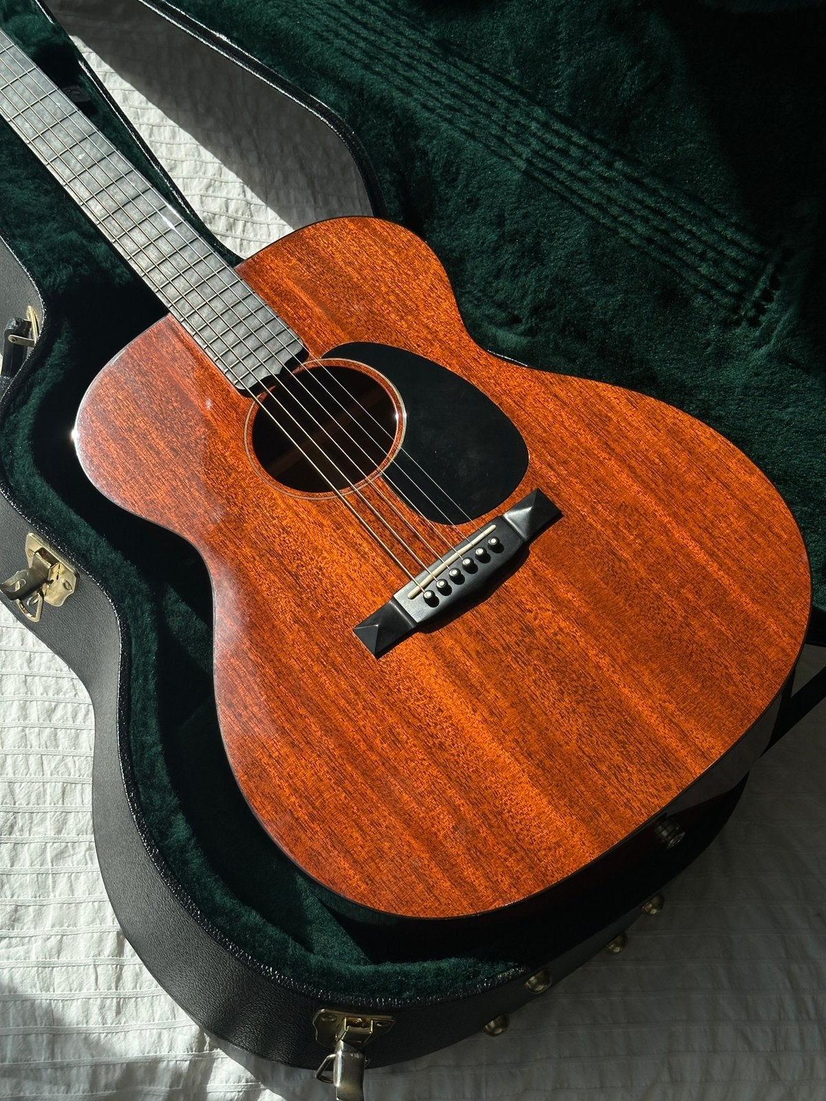 2013 Martin Custom Shop 000/OM-17 All Mahogany, Ophalen, Gebruikt, Western- of Steelstringgitaar, Met koffer