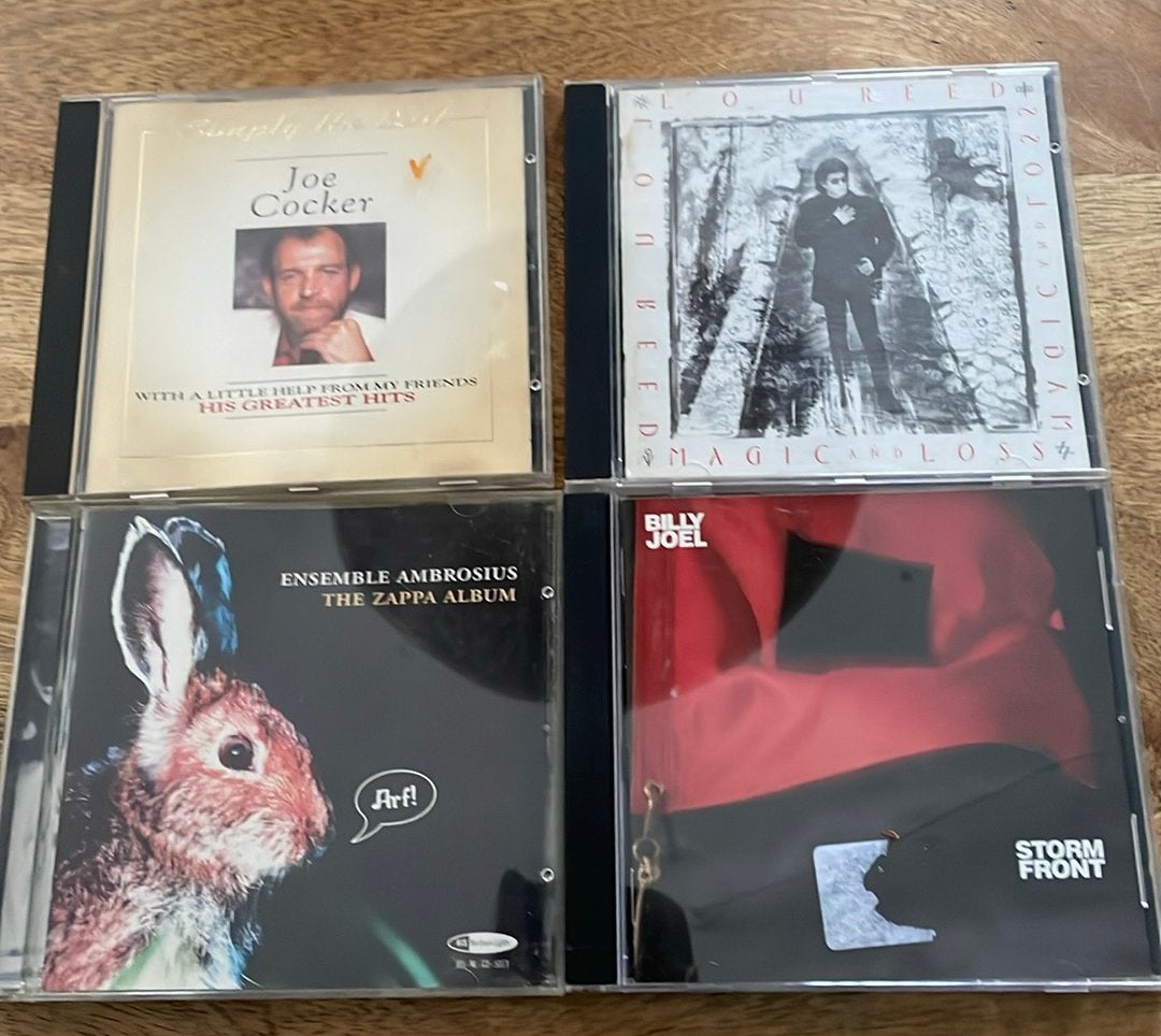Diverse CD's: Joe Cocker, Lou Reed, Billy Joel, Zappa, Ophalen of Verzenden, Gebruikt, Pop, Album