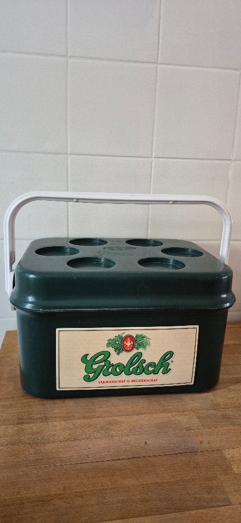 Koelbox Grolsch Vintage 32/18/24 cm, Ophalen of Verzenden, Koelbox, Koelelement