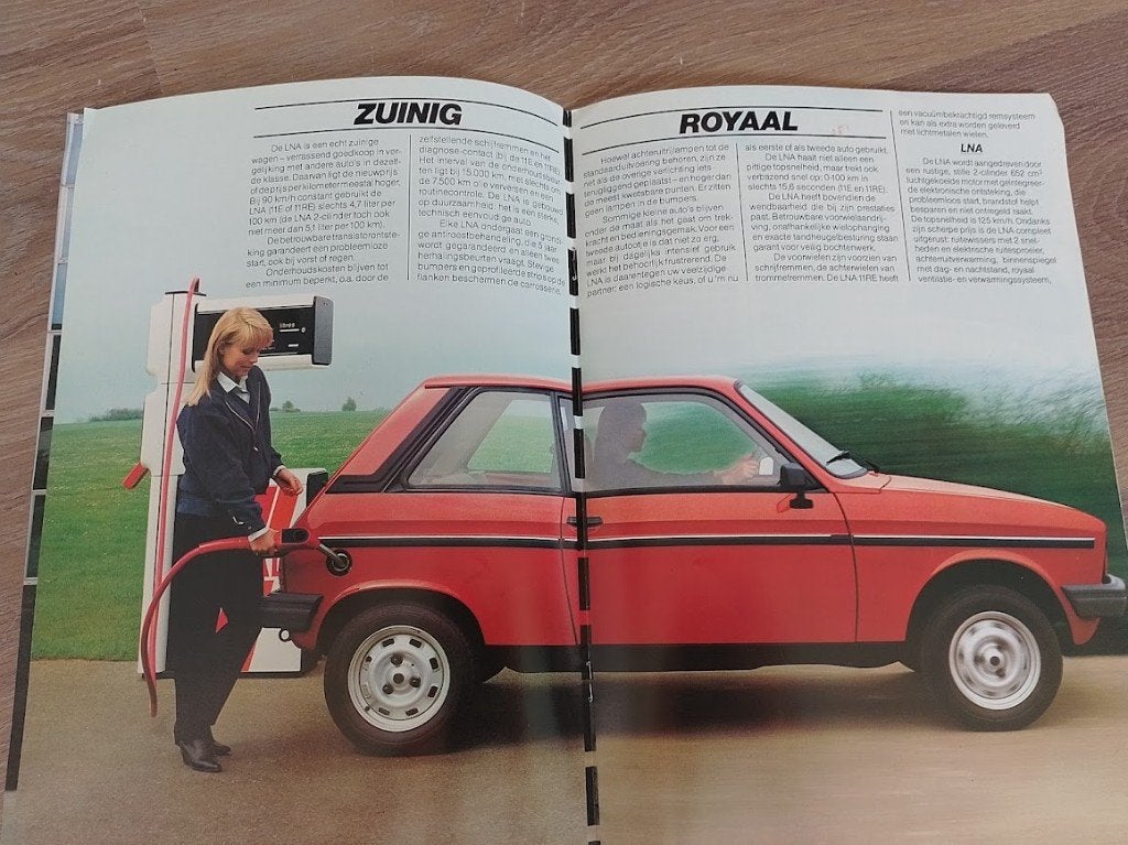 Citroën LNA autofolder 1983, Ophalen of Verzenden, Nieuw, Citroën