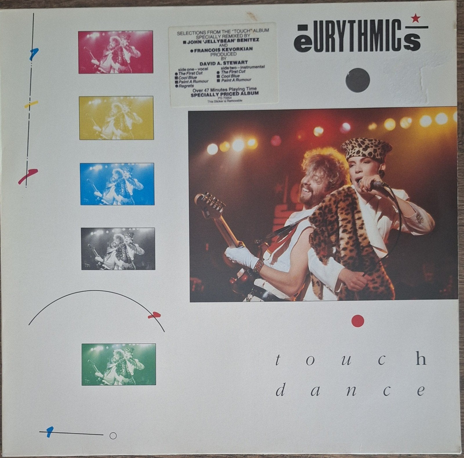 Eurythmics - Touch Dance LP (1984) Pop/Synthpop, Cd's en Dvd's, Vinyl | Pop, Gebruikt, Synthpop, LP, Import, 12 inch, Ophalen of Verzenden