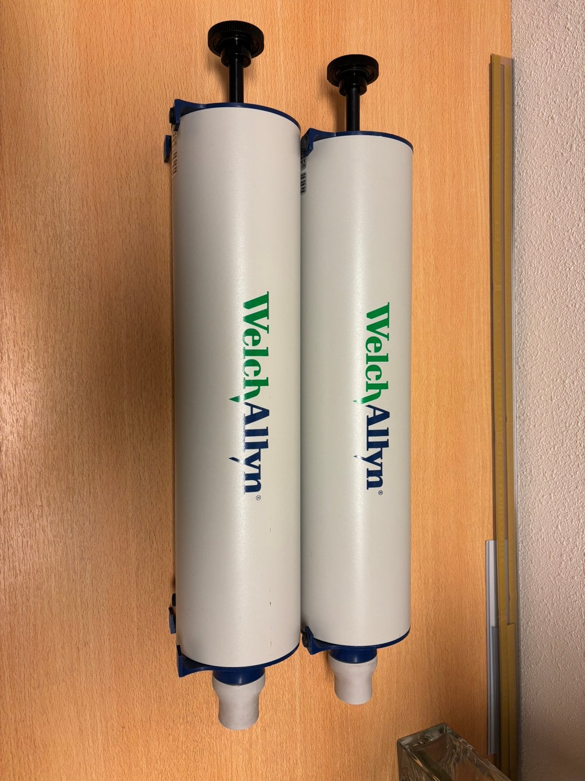 Calibratie spuit Welch Allyn, Ophalen, Gebruikt