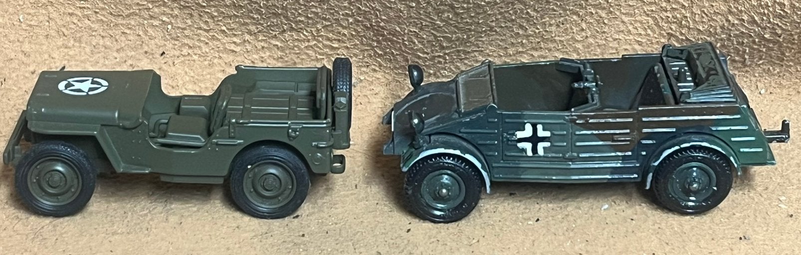 TEAB Willy jeepen Kubelwagen, Verzenden, Gebruikt, Auto, Welly