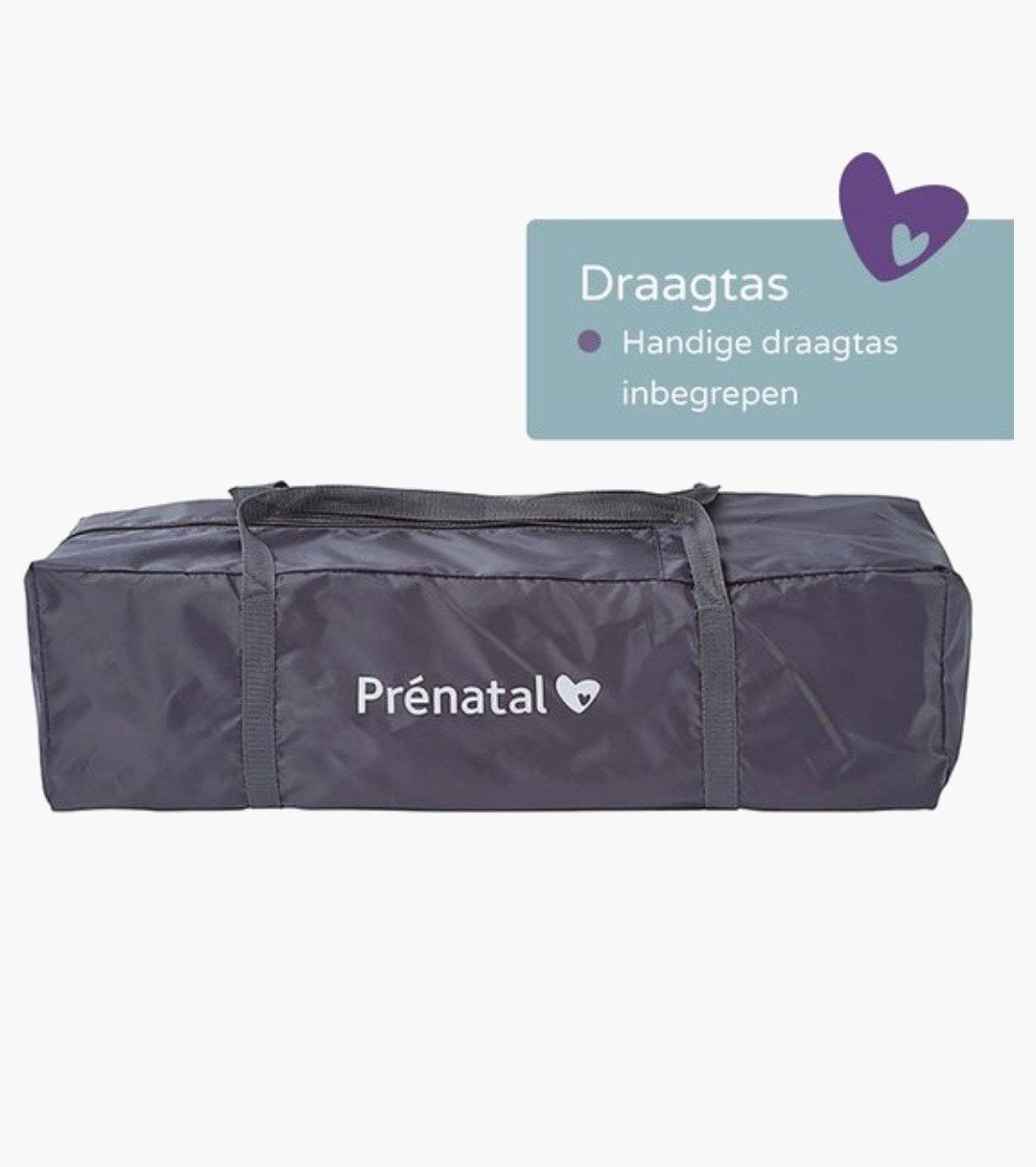Prénatal Reisbedje Zwart met Draagtas, Matras en Matrashoes, Kinderen en Baby's, Babywiegjes en Ledikanten, Ophalen of Verzenden