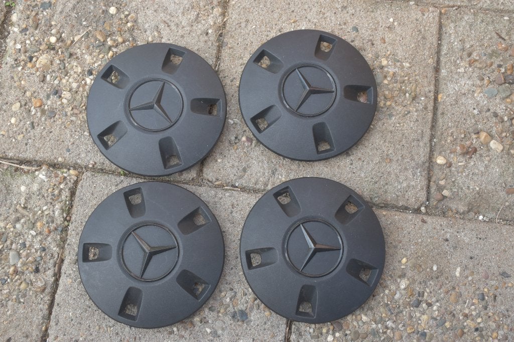 Set van 4 originele naaf wieldoppen Mercedes-Benz Citan, Ophalen of Verzenden, Gebruikt