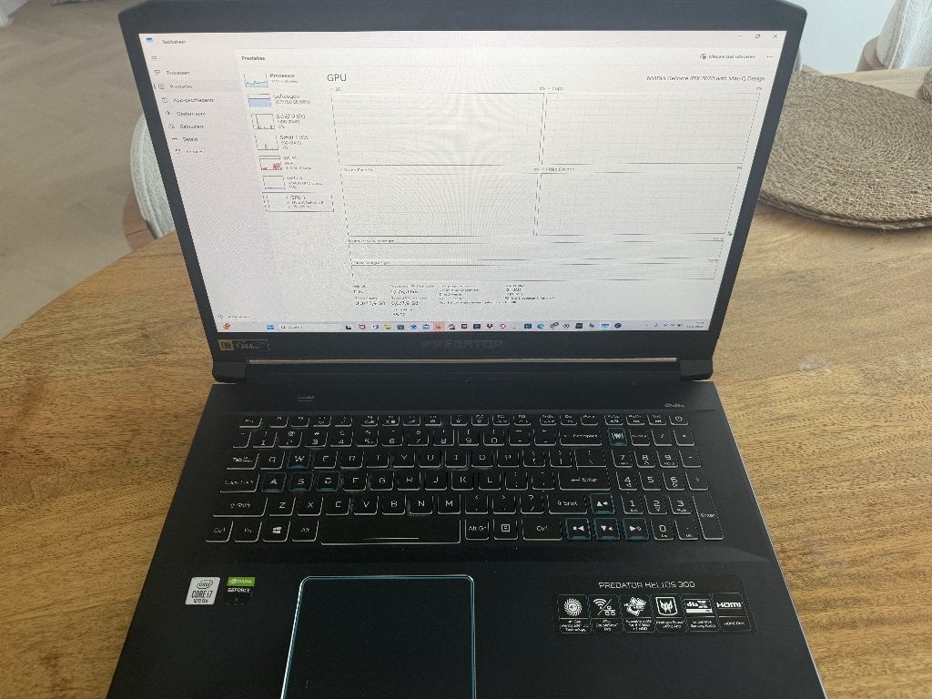 Acer Predator Helios 300 | Gaming Laptop, Gebruikt, Met videokaart, Qwerty, Intel® Core™ i7 