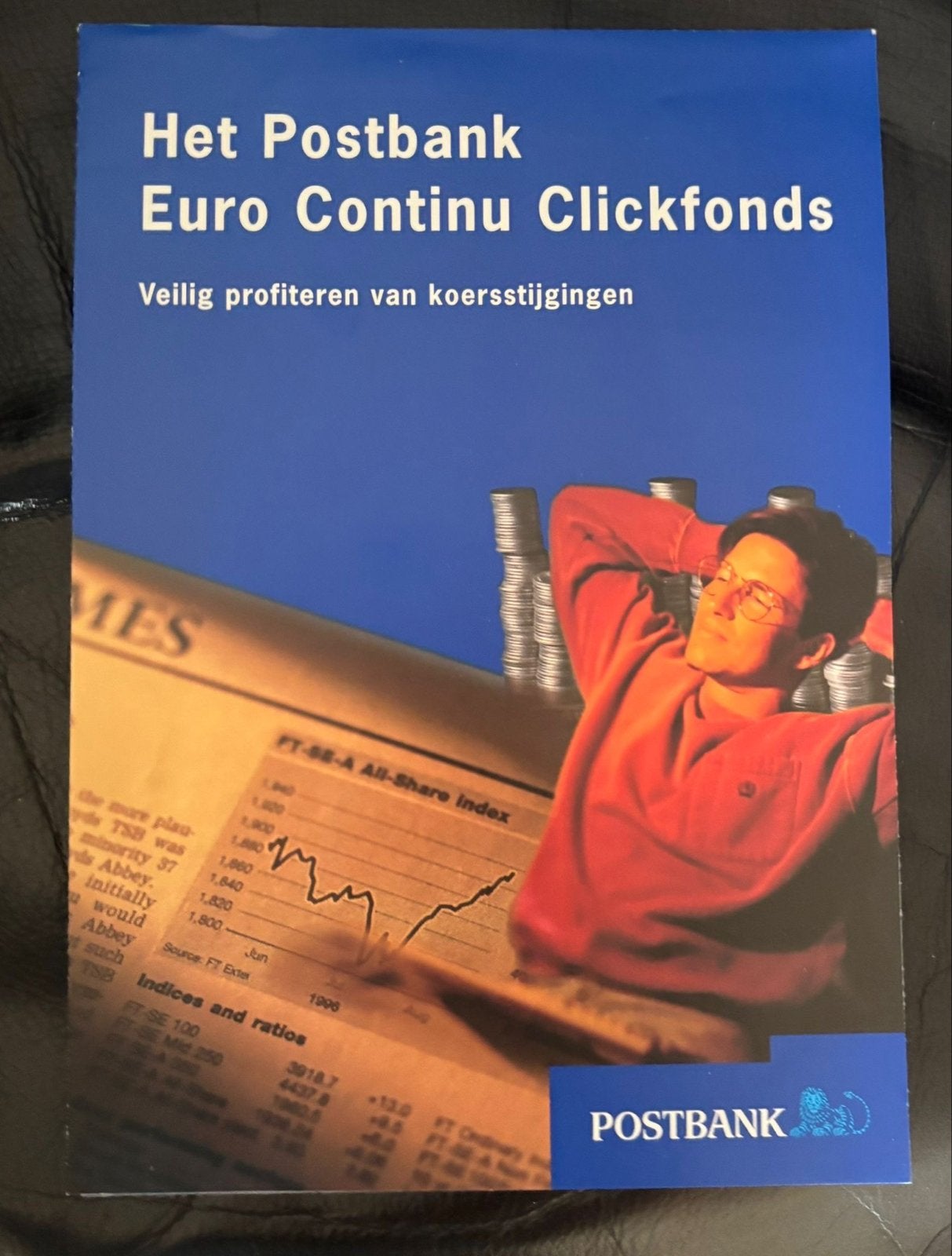 Postbank Euro Continu Clickfonds Folder - Veilig profiteren, Ophalen of Verzenden, Gelezen, Folder