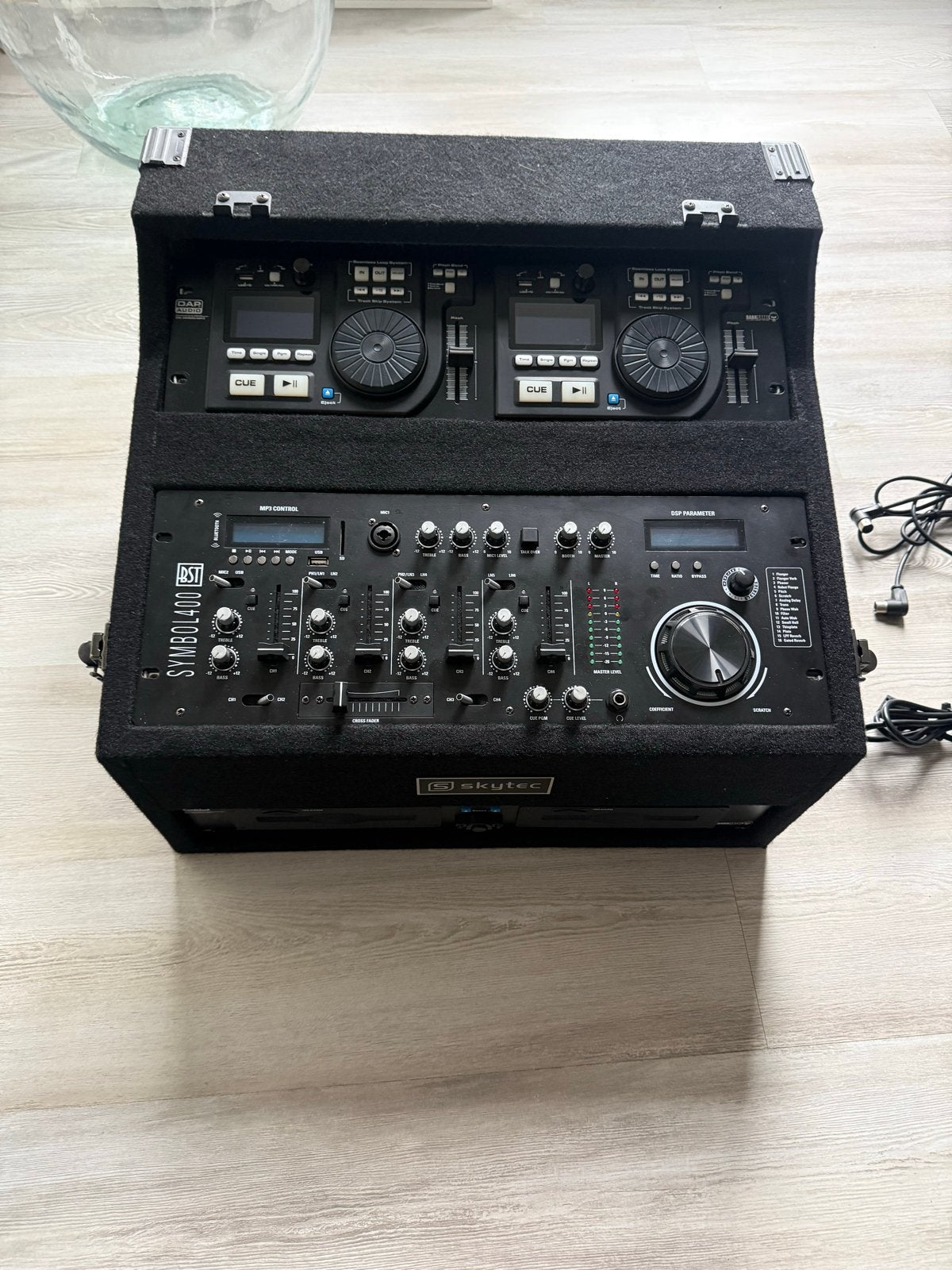 Skytec DJ-set met Citronic SP200 versterker, Ophalen, Gebruikt, Dj-set, Overige merken