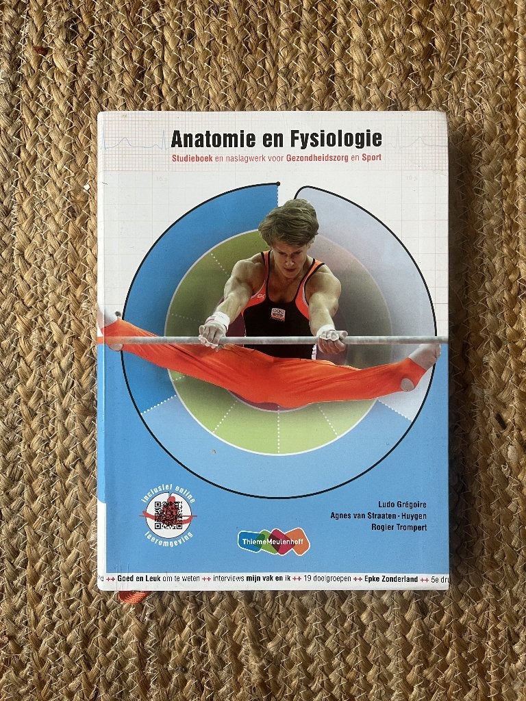 Studieboek Anatomie en Fysiologie, Boeken, Ophalen of Verzenden, Zo goed als nieuw