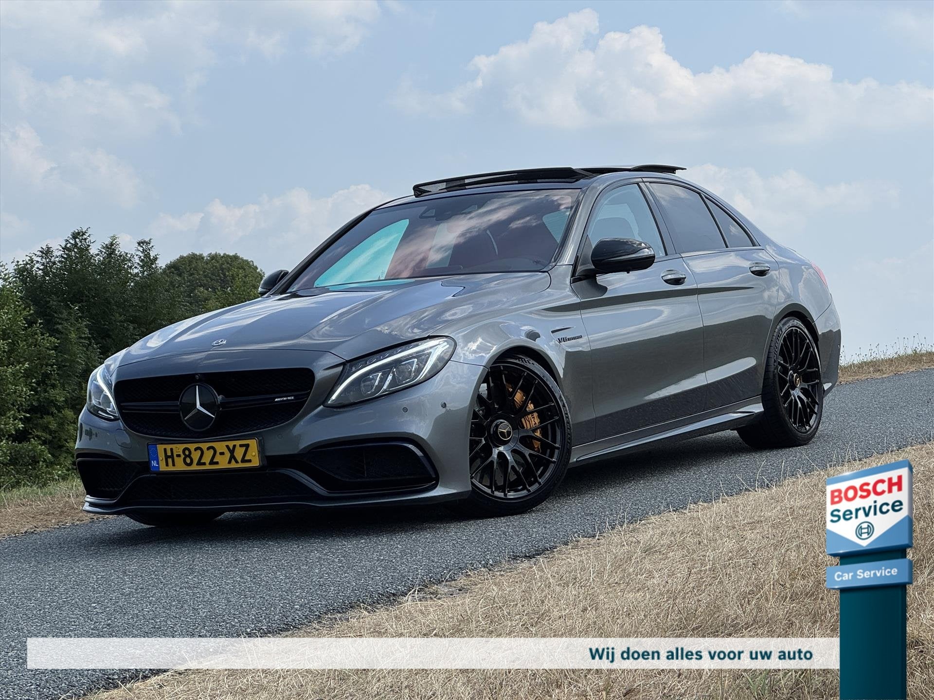 Mercedes C-Klasse C63 S AMG 510PK / Full Option / Pano / Ker, Auto's, Automaat, Gebruikt, 510 pk, Leder