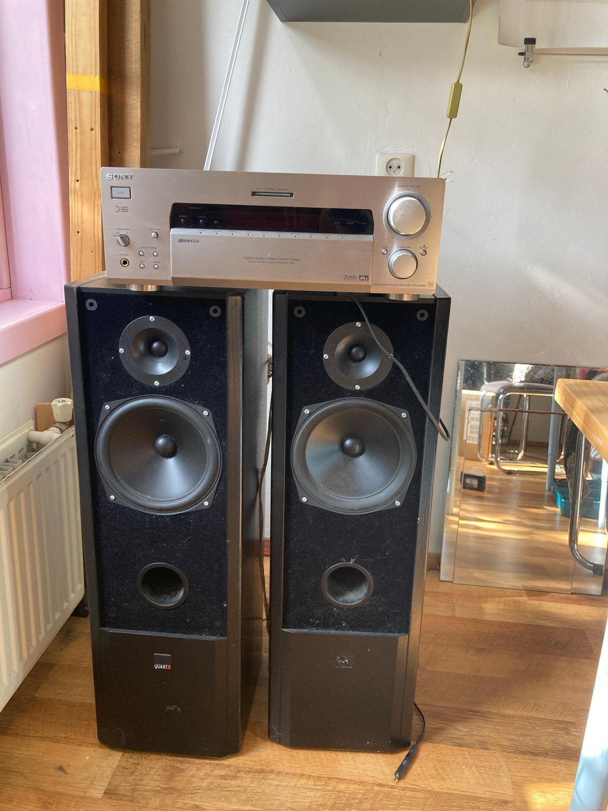 Sony Stereo Receiver met Speakers - Compleet Geluidssysteem, Ophalen, Gebruikt, Losse componenten, Sony