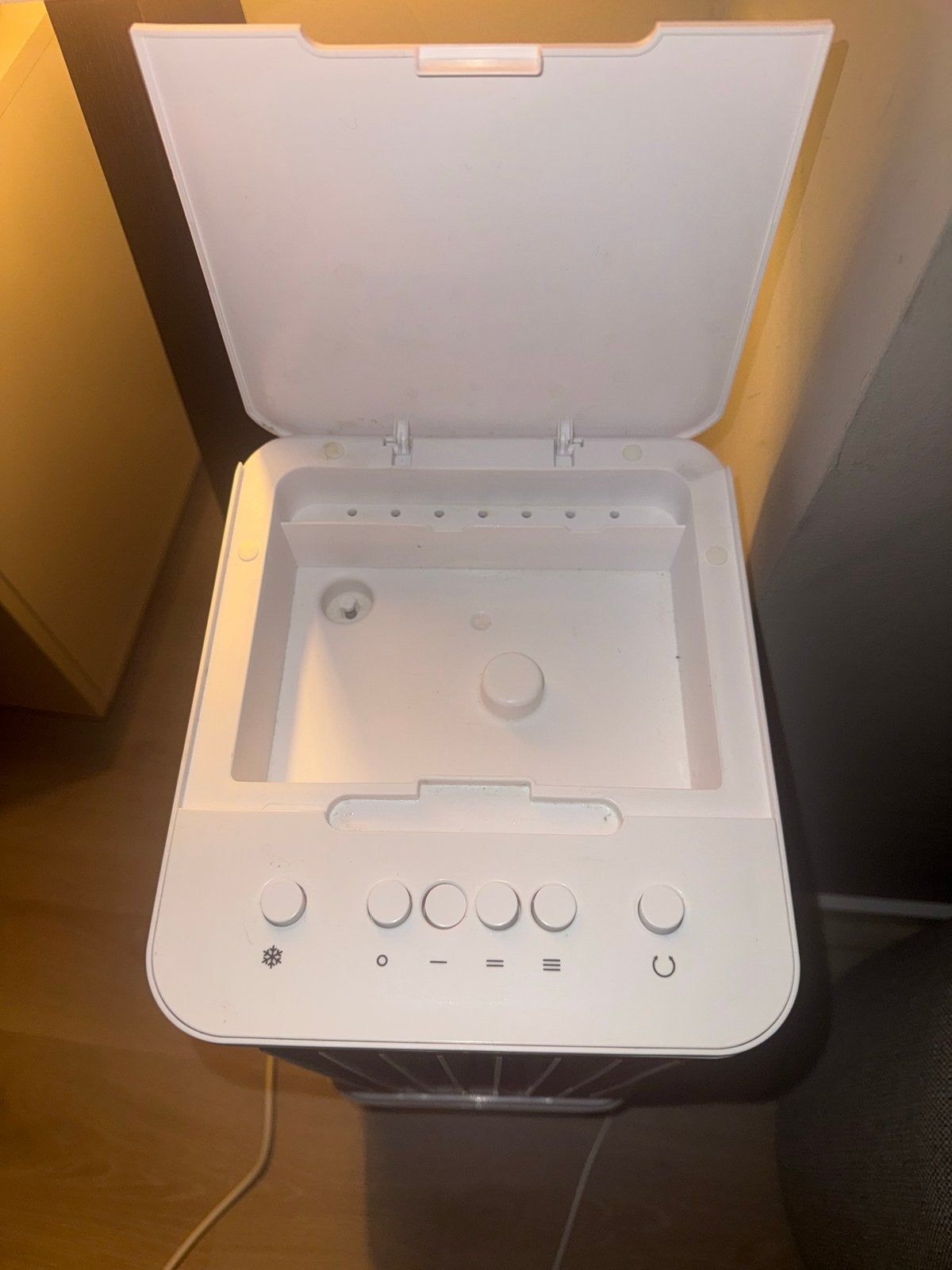 Sinji luchtkoeler - Perfect voor kleine ruimtes, Ophalen, Gebruikt, Tafel- of Grondventilator, Minder dan 60 m³