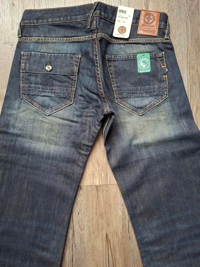 KUYICHI Spice low loose flared jeans W27 L32, Blauw, KUYICHI, Nieuw, Ophalen of Verzenden