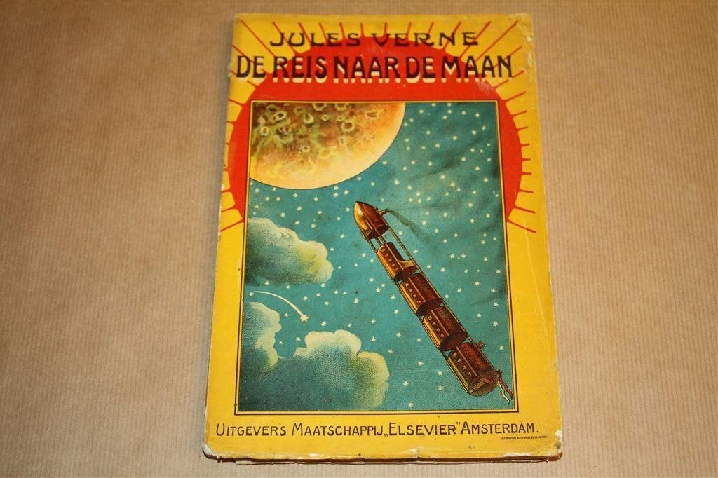 Reis naar de maan - Jules Verne - 1907 !!, Ophalen of Verzenden, Gelezen