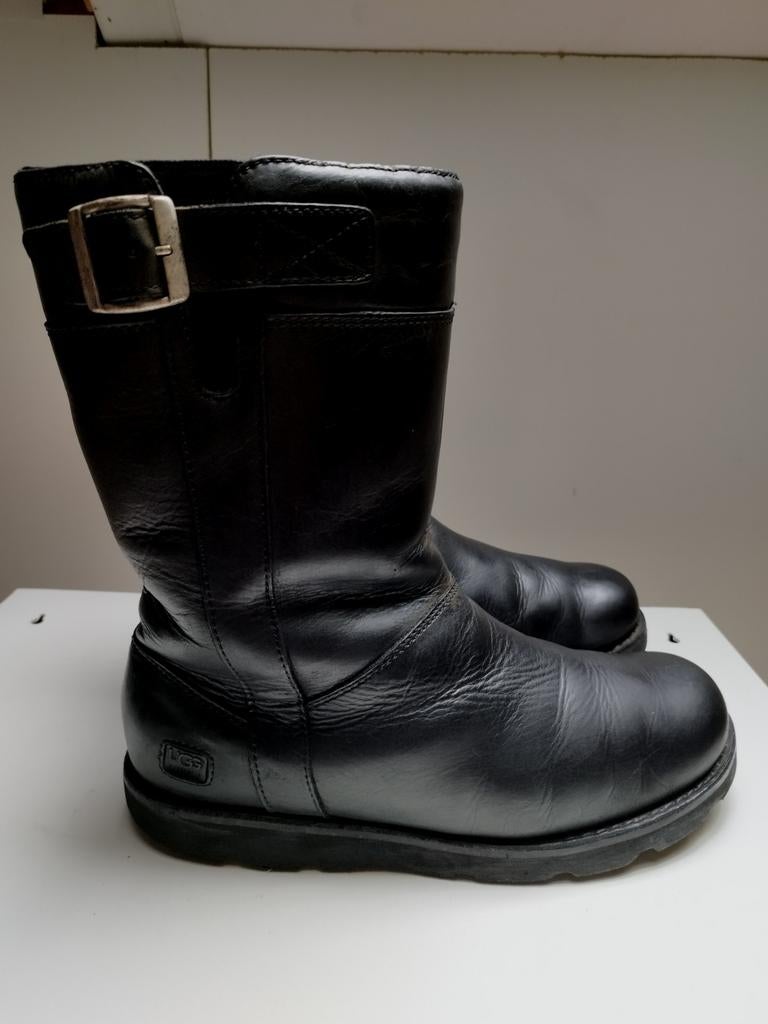 UGG bont gevoerd Winter wandel laarzen 41 Zwart, Kleding | Dames, Schoenen, UGG, Verzenden, Zwart, Snowboots