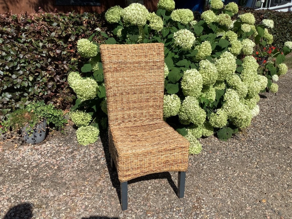 Eetkamerstoelen, Huis en Inrichting, Ophalen, Gebruikt, Bruin, Riet of Rotan