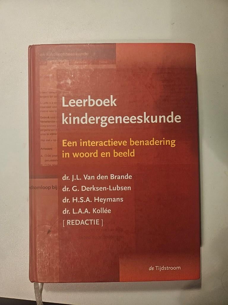 Leerboek kindergeneeskunde, Boeken, Studieboeken en Cursussen, Gelezen, Diverse auteurs, Ophalen of Verzenden, WO