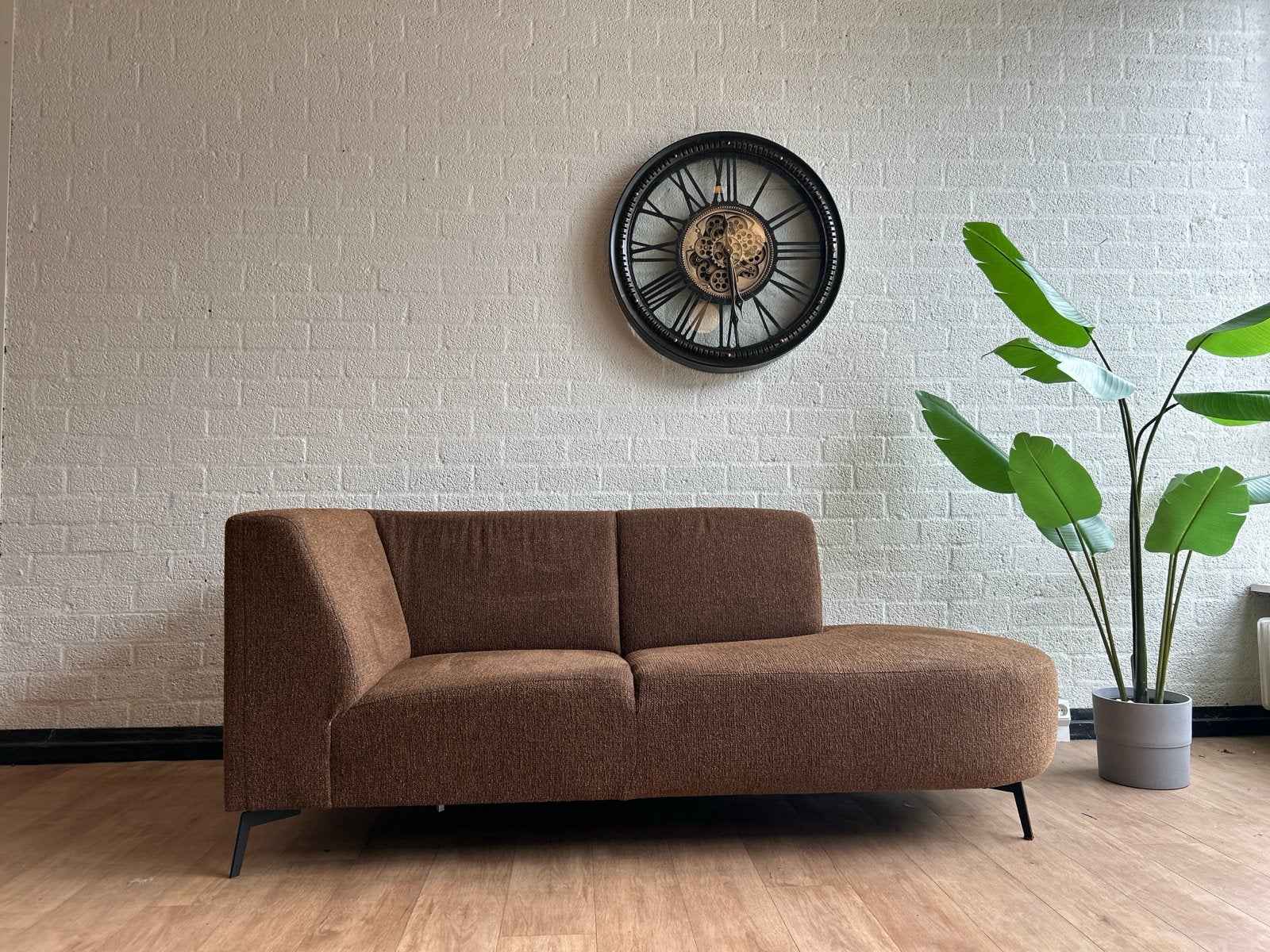 NIEUW! Doorgestoffeerde bank Shell 180 | Geïmpregneerd, Huis en Inrichting, 75 tot 100 cm, Ophalen of Verzenden, Rechte bank, Stof