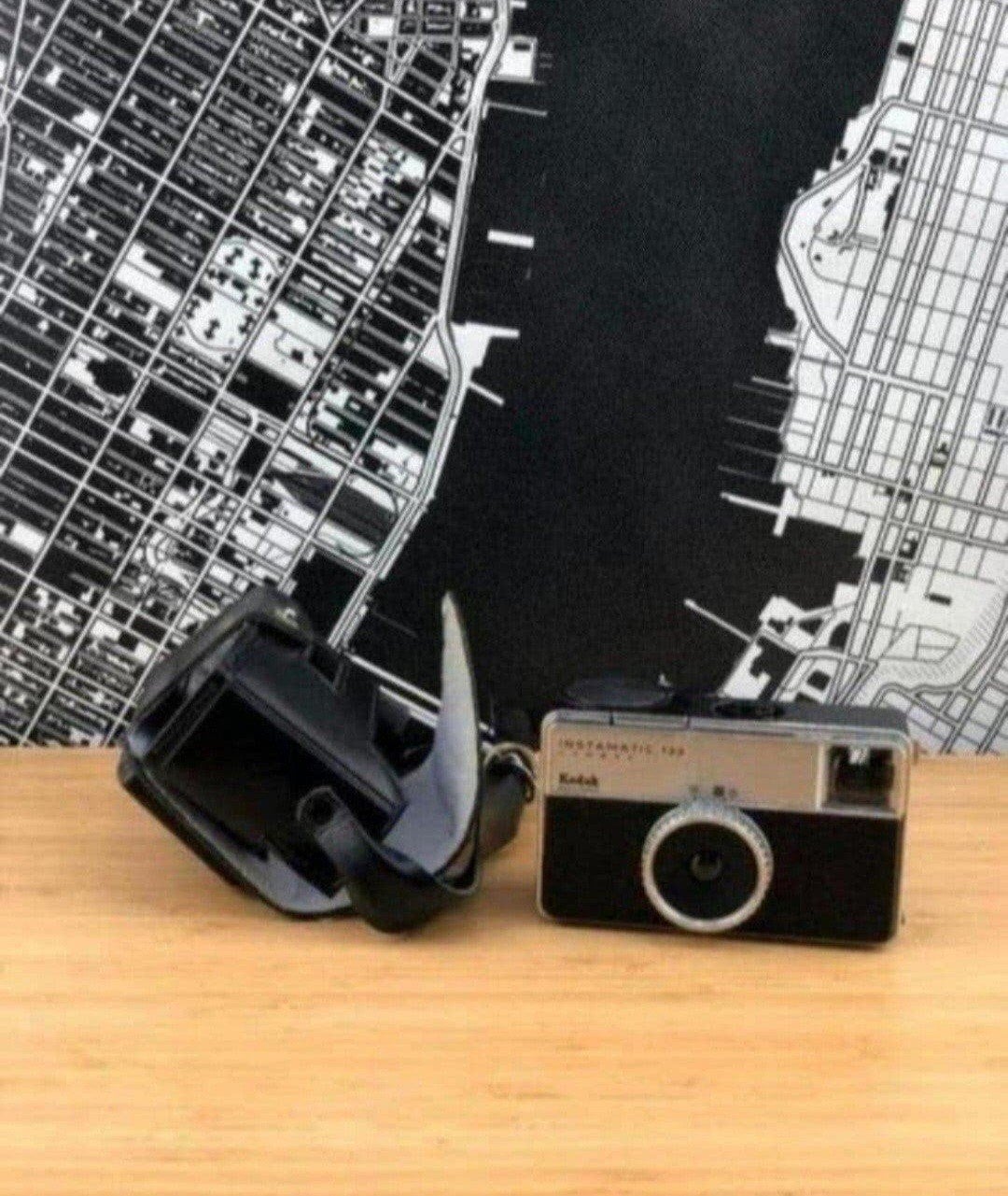 Vintage Retro Kodak Instamatic 133 Camera met case 60s, Ophalen of Verzenden, Gebruikt, Compact, Kodak