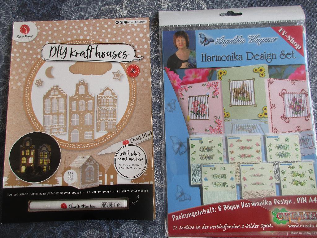 deco time grachtenhuisjes maken / harmonica design set / 3d, Hobby en Vrije tijd, Ophalen of Verzenden, Nieuw
