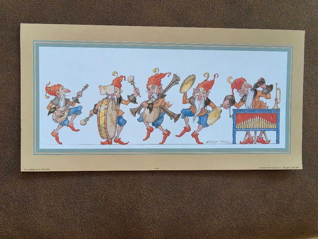 Efteling kabouter Anton Pieck prent, Ophalen of Verzenden, Nieuw, Overige typen