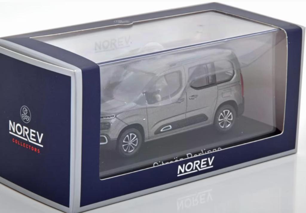 CITROEN BERLINGO 2018 GRIJS schaal 1:43 NOREV ref: 155761, Verzenden, Nieuw, Auto, Norev
