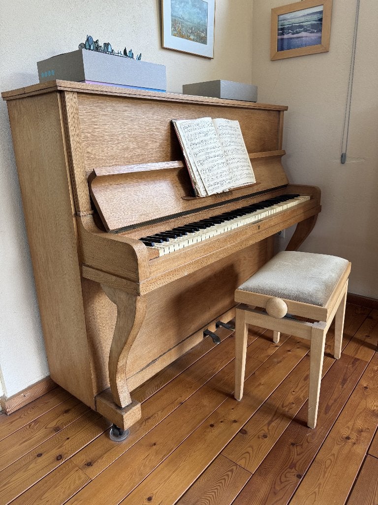 Piano gratis ophalen Breda, Muziek en Instrumenten, Ophalen, Gebruikt, Overige kleuren, Piano